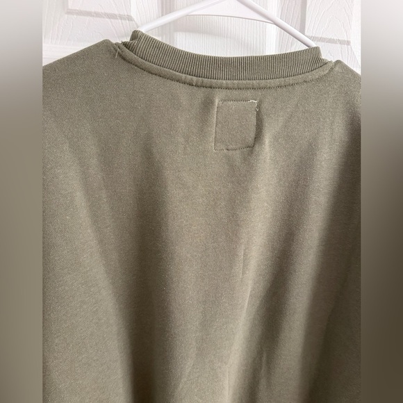 NWT C&C California Women's Olive Green Sweater with Lace Detail - Size XL - Picture 10 of 12
